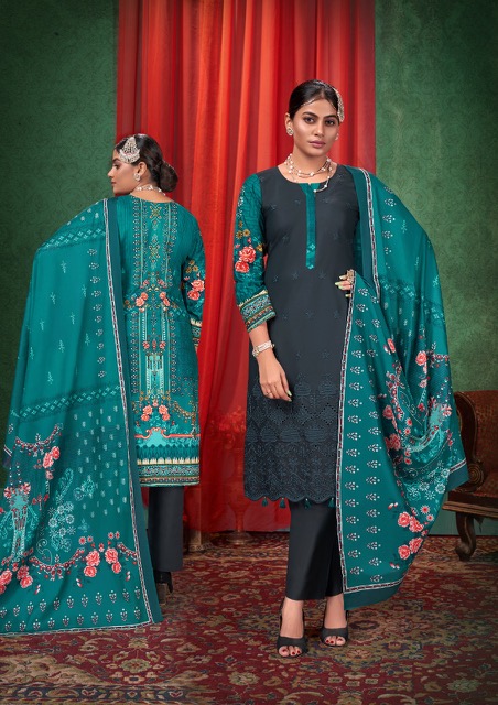 Keval Fab Sobia Plus Cotton Designer Exclusive Dress Material